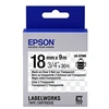 Image de LabelWorks LK-5TBN - Noir sur transparent - Rouleau (1,8 cm x 9 m) 1 cassette(s) bande d'étiquettes - pour LabelWorks LW-1000, 400, 600, 700, 900,