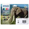 Image de 24 Multipack - Pack de 6 - 29.1 ml - noir, jaune, cyan, magenta, magenta clair, cyan clair - original - blister - cartouche d'encre (alternative