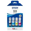 Image de 103 Multipack - Pack de 4 - noir, cyan, magenta, jaune - original - recharge d'encre - pour Epson L1210, L3210, L3211, L3256, L3260, L3266; EcoTank
