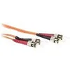 Image de - Cordon de raccordement - multimode ST/PC (M) pour multimode ST/PC (M) - 1 m - fibre optique - 62,5 / 125 microns - OM1 - démarré, colonne montante