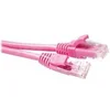 Image de - Cordon de raccordement - RJ-45 (M) pour RJ-45 (M) - 3 m - UTP - CAT 6a - sans crochet - rose, RAL 4003
