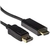 Image de - Câble adaptateur - DisplayPort mâle pour HDMI mâle - 3 m - noir - support 4K