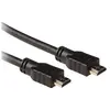 Image de - Câble HDMI avec Ethernet - HDMI mâle pour HDMI mâle - 1 m - blindé - noir - support 4K