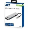 Image de ACT Hub USB C 3.1 Gen1 (USB 3.0) et Lecteur de Carte, Ports : 3 Ports USB A Femelle, 1 connecteur Type-C avec Port PD Pass-Th