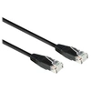 Image de - Cordon de raccordement - RJ-45 (M) pour RJ-45 (M) - 10 m - 5.8 mm - UTP - CAT 6 - moulé - noir, RAL 9011