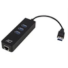 Image de - Concentrateur (hub) - with on and off switch - 3 x USB 3.2 Gen 1 + 1 x 10/100/1000 - de bureau