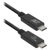 Image de - Câble USB - 24 pin USB-C (M) droit pour 24 pin USB-C (M) droit - USB 3.2 Gen 1 - 3 A - 1 m - USB Power Delivery (60W) - noir