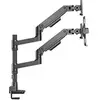 Image de - Kit de montage (bras pour moniteur) - pour écran LCD / ordinateur portable - aluminium, plastique, acier - noir - Taille d'écran : 17"-49"
