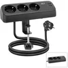 Image de - Coupe-circuit (montable sur pince) - bureau - CA 230 V - 4000 Watt - entrée : power CEE 7/7 - connecteurs de sortie : 3 (3 x alimentation Type F, 2