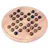 Image de Solitaire en Bois Anglais 23 Cm - Plateau 33 Trous, Billes Bois, des 3 Ans en occasion ou reconditionné