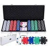 Image de Set de Poker - Mallette Argentée 500 Jetons 11,5g sans numéro