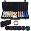 Image de Set de Poker - Malette Noire avec 500 Jetons 14g, Cartes et Accessoires pour 10 joueurs