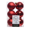 Image de Lot de 12 boules EDM - esprit de Noël - Rouge - 71871