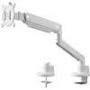 Image de Bras de Moniteur Universel One for All - 13 à 35 Pouces - VESA 75/100 mm - Réglage de la Hauteur - Inclinaison (140°), Pivotement (180°) et Rotation (360°) - 10 kg par écran - Blanc (DM4120) en occasion ou reconditionné