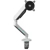 Image de Bras de Moniteur Universel Gaming One for All - 21 à 45 Pouces - VESA 75/100 mm - Réglage de la Hauteur - Inclinaison (80°), Pivotement (180°) et Rotation (360°) - 14 kg par écran - Blanc (DM8120) en occasion ou reconditionné