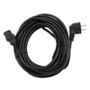 Image de PC-186-VDE-10M - Câble d'alimentation - power CEE 7/7 (M) incliné pour power IEC 60320 C13 droit - 16 A - 10 m - moulé - noir