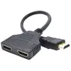 Image de Câble HDMI - - DSP-2PH4-04 - 2 x HDMI Type A - Mâle/Femelle - 39 cm Noir