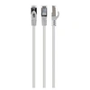 Image de Cablexpert - Cordon de raccordement - RJ-45 (M) pour RJ-45 (M) - 25 cm - FTP - CAT 6 - moulé, bloqué - blanc