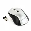 Image de MUSW-4B-02-BS - Souris - optique - 4 boutons - sans fil - 2.4 GHz - récepteur sans fil USB - noir / argent - blister