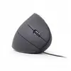Image de MUS-ERGO-01 - Souris verticale - ergonomique - optique - 6 boutons - filaire - USB - noir