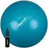 Image de Ballon d'entraînement et de gymnastique + pompe Avento Bleu 65 cm 42OD-BLU