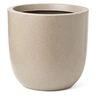 Image de Pot de fleur boule - EUROPE - WASTE SMOOTH NL - 35 x 34 cm - Terrazzo beige