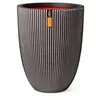 Image de Europe - Vase élégant Bas Groove NL - 34x46 - Anthracite