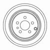 Image de Disque De Frein Abs 16289 Citroen;Fiat;Lancia;Peugeot