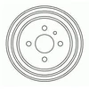 Image de Tambour De Frein 2373-S Abs Abs 2373s Volkswagen