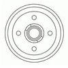 Image de Tambour De Frein 3331-S Abs Abs 3331s Ford