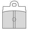 Image de Kit De Plaquettes De Frein, Frein À Disque 36038 Abs Abs 36038 Volkswagen