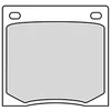 Image de Kit De Plaquettes De Frein, Frein À Disque 36059 Abs Abs 36059 Nissan