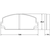 Image de Kit De Plaquettes De Frein, Frein À Disque 36065 Abs Abs 36065 Toyota