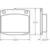 Image de Kit De Plaquettes De Frein, Frein À Disque 36152 Abs Abs 36152 Nissan