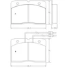 Image de Kit De Plaquettes De Frein, Frein À Disque 36180 Abs Abs 36180 Alfa Romeo