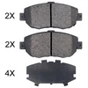 Image de Kit De Plaquettes De Frein, Frein À Disque 36923 Abs Abs 36923 Lexus;Toyota