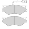 Image de Kit De Plaquettes De Frein, Frein À Disque 36931 Abs Abs 36931 Iveco