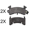 Image de Kit De Plaquettes De Frein, Frein À Disque 38202 Abs Abs 38202 Chevrolet;Pontiac