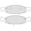 Image de Kit De Plaquettes De Frein, Frein À Disque 38790 Abs Abs 38790 Jeep