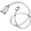 Image de Contact D'Avertissement, Usure Des Plaquettes De Frein 39548 Abs Abs 39548 Porsche