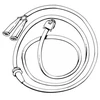 Image de Contact D'Avertissement, Usure Des Plaquettes De Frein 39549 Abs Abs 39549 Porsche