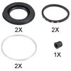 Image de Kit De Réparation, Étrier De Frein 43593 Abs Abs 43593 Volvo
