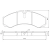 Image de Kit De Plaquettes De Frein, Frein À Disque 37299 Abs Abs 37299 Iveco