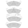 Image de Kit De Plaquettes De Frein, Frein À Disque 37322 Abs Abs 37322 Mercedes-Benz