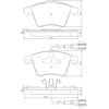 Image de Kit De Plaquettes De Frein, Frein À Disque 37415 Abs Abs 37415 Volkswagen