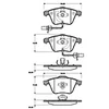 Image de Kit De Plaquettes De Frein, Frein À Disque 37428 Abs Abs 37428 Audi;Seat