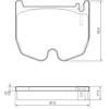 Image de Kit De Plaquettes De Frein, Frein À Disque 37455 Abs Abs 37455 Mercedes-Benz