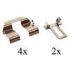 Image de Kit D'Accessoires, Plaquette De Frein À Disque Abs 1233q Ford;Seat;Volkswagen