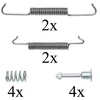 Image de Kit D'Accessoires, âchoires De Frein De Stationnement Abs 0793q Citroen;Fiat;Lancia;Peugeot