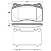 Image de Kit De Plaquettes De Frein, Frein À Disque 37479 Abs Abs 37479 Volvo